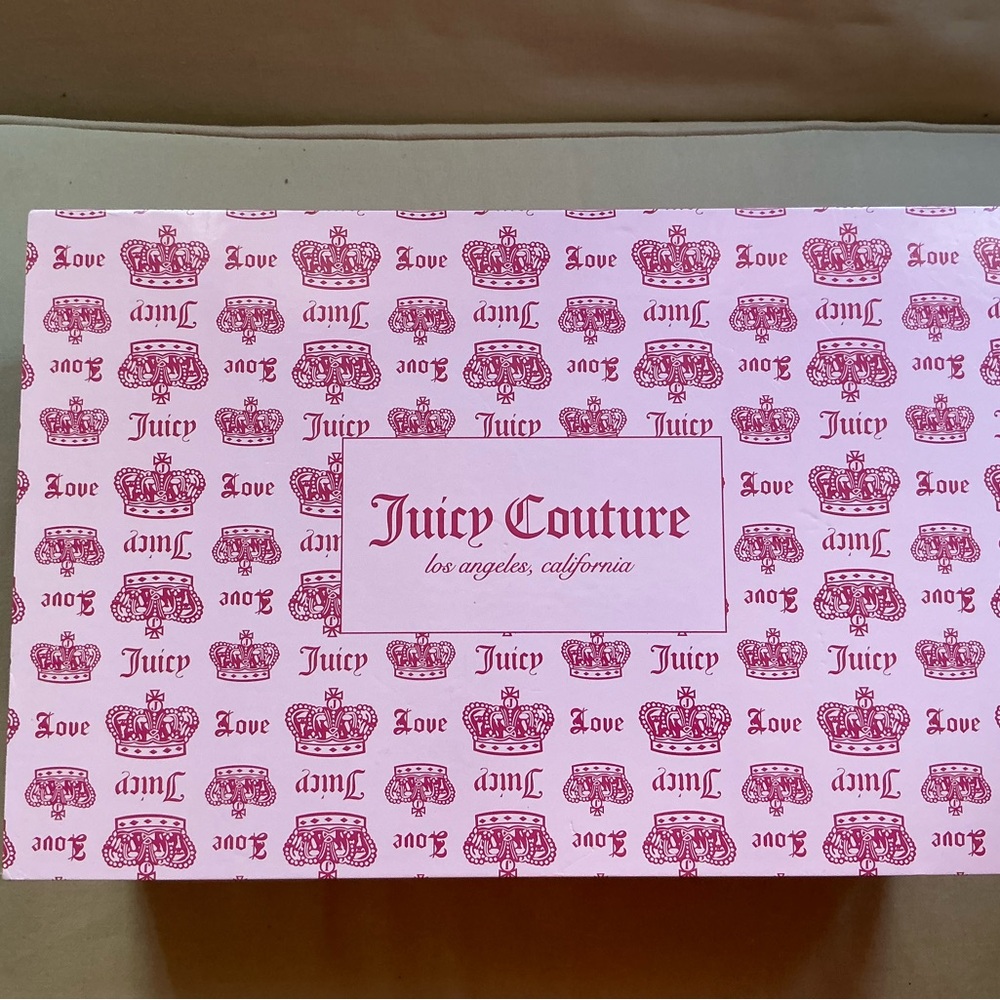 Juicy Couture Pink and Black Satchel Set